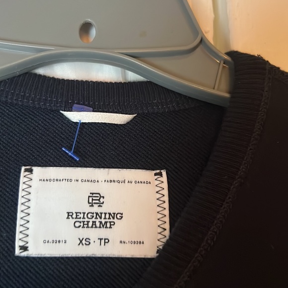 REIGNING CHAMP LIGHTWEIGHT TERRY CREWNECK MEN’S XS-TP Blue - Picture 2 of 9